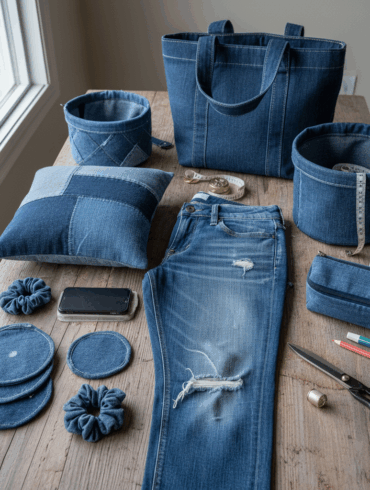alte jeans verwerten anleitung